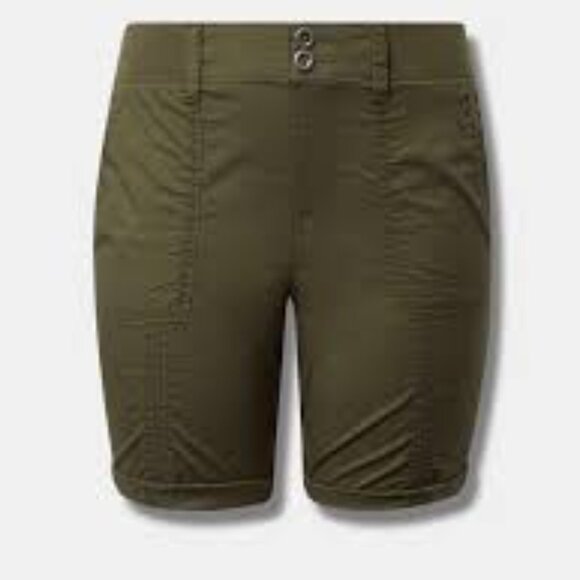 ✨NWOT Lot of 3 Torrid Stretch Poplin Utility Shorts Mid Rise Size (5X) - Picture 12 of 16